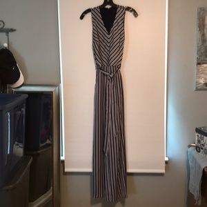 Striped jumpsuit. Perfect condition